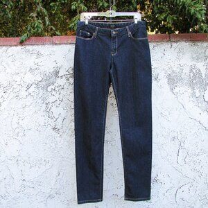 Nicole by Nicole Miller dark wash straight jean10